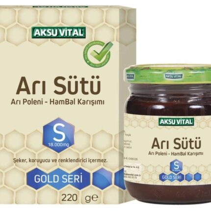 Aksu Vital Arı Sütü Polen Bal Süper Doz 18000 mg 220 Gr