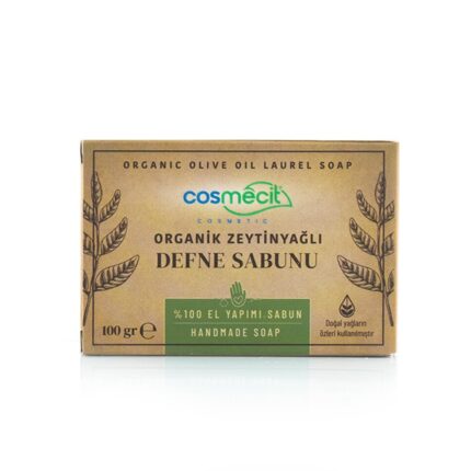 Cosmecit Organik Zeytinyağlı Defne Sabunu 100 Gr