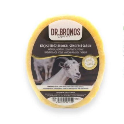 Dr. Bronos Keçi Sütü Özlü Doğal Süngerli Sabun 135 Gr