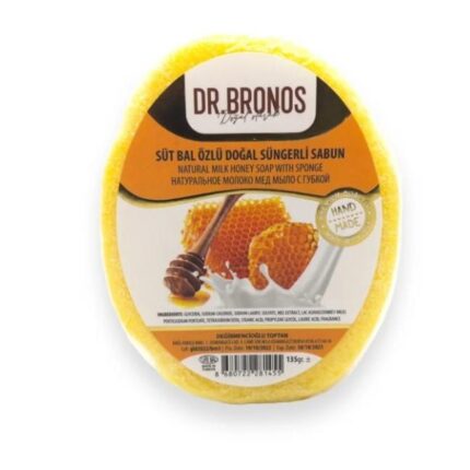 Dr. Bronos Süt Bal Özlü Doğal Süngerli Sabun 135 Gr