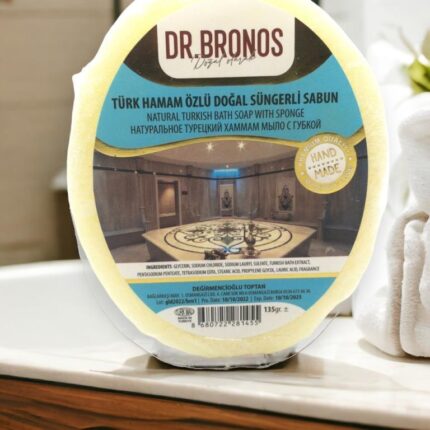 Dr. Bronos Türk Hamamı Doğal Süngerli Sabun 135 Gr