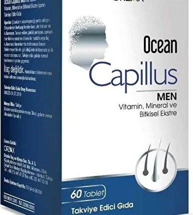 Orzax Ocean Capillus Men 60 Tablet