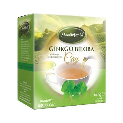 Mecitefendi Ginkgo Biloba Çay Süzen Poşet 40'Lı