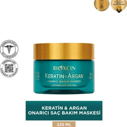 Bioxcin Keratin Argan Onarıcı Saç Bakım Maskesi 225 Ml