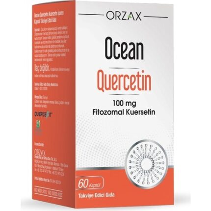 Orzax Ocean Quercetin 100 mg 60 Kapsül
