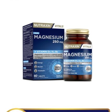Nutraxın Magnezyum Daily Energy 250 Mg 60 Tablet