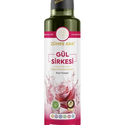 Zühre Ana Gül Sirkesi Doğal Fermantasyon 500 Ml
