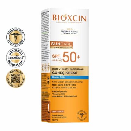 Bioxcin Hassas Ciltler İçin Çok Yüksek Korumalı Güneş Kremi 50 SPF 50 Ml
