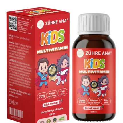 Zühre Ana Kids Multivitamin Şurup Çilekli 150 Ml