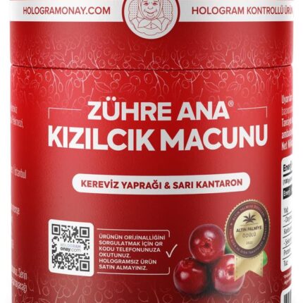 Zühre Ana Kızılcık Macunu Kereviz Yaprağı ve Sarı Kantaron 240 Gr