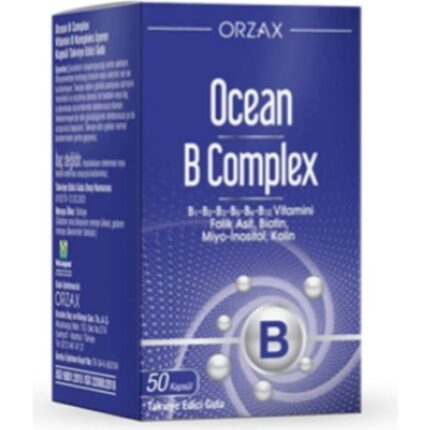 Orzax Ocean B Complex 50 Kapsül