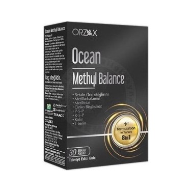 Orzax Ocean Methyl Balance 30 Kapsül