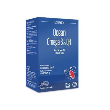 Orzax Ocean Omega 3 QH Balık Yağı 30 Kapsül