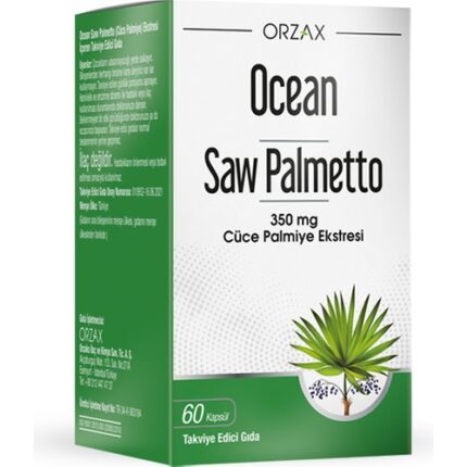 Orzax Ocean Saw Palmetto 350 mg 60 Kapsül