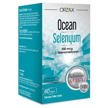 Orzax Ocean Selenyum 200 mg 60 Tablet