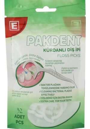 Pakdent Kürdanlı Diş İpi 32 Adet