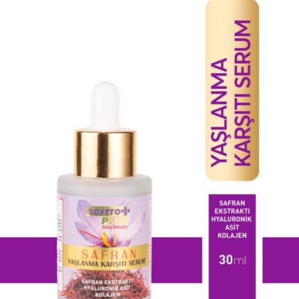 Softto Plus Safran Yaşlanma Karşıtı Serum 30 Ml