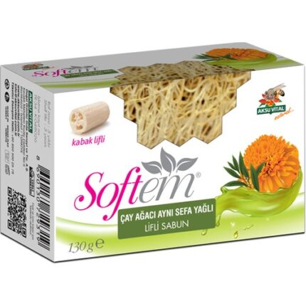 Softem Çay Ağacı ve Aynı Sefa Yağlı Kabak Lifli Sabun 130 gr
