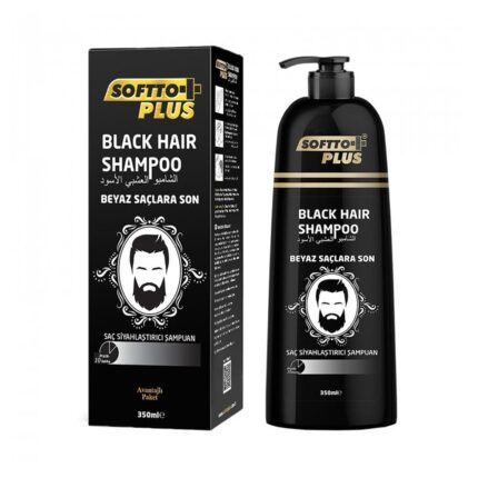 Softto Plus Black Hair Şampuan 350 ml siyahlaştırıcı