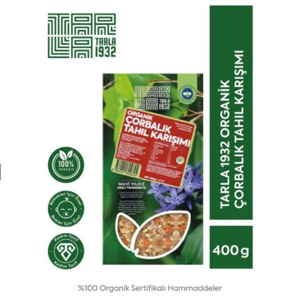 Tarla 1932 Organik Çorbalık Tahıl Karışımı 400 Gr