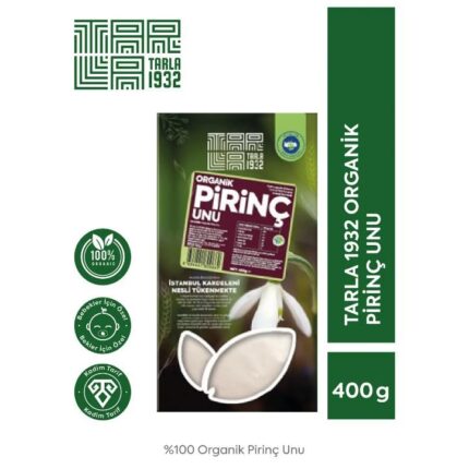 Tarla 1932 Organik Pirinç Unu 400 Gr