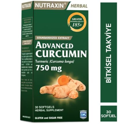 Nutraxin Advanced Curcumin 750 mg 30 Kapsül
