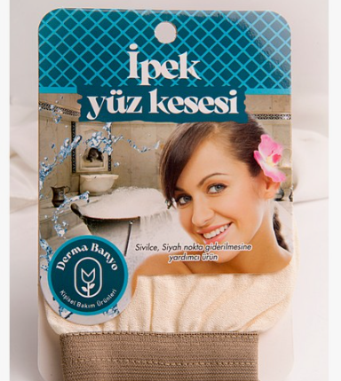 Derma Banyo İpek Yüz Kesesi