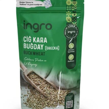 İngro Glutensiz Çiğ Kara Buğday (Greçka) 700 Gr