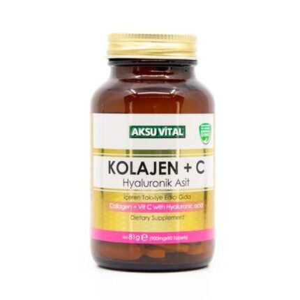 Aksu Vital Kolajen C Hyaluronik Asit Collagen 60 Tablet 54 Gr