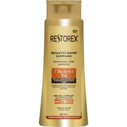 Restorex 7 Besleyici Yağ Besleyici Bakım Şampuanı 500 ml